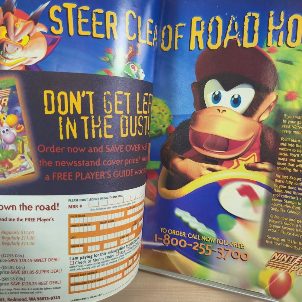 Nintendo Power Volume 106 with Forsaken poster & inserts - Picture 3 of 6